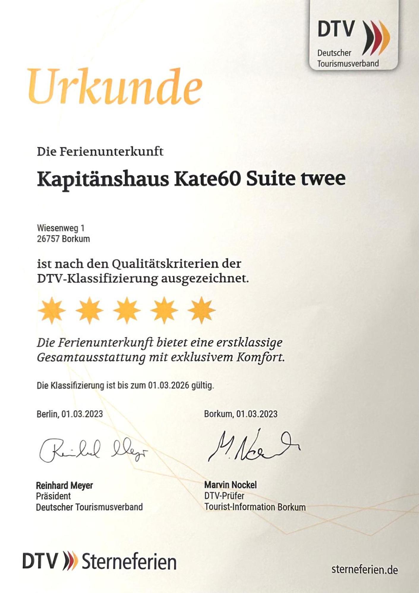 Willa Kapitaenshaus Kate60 Borkum Zewnętrze zdjęcie